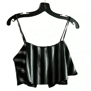 Blue Blush crop top size large